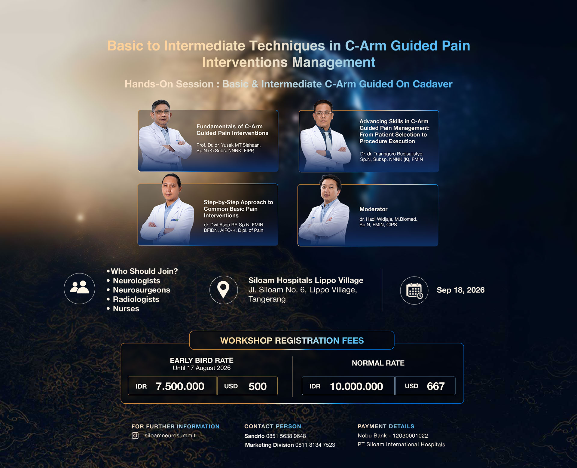 Registration Siloam NeuroSummit 2026